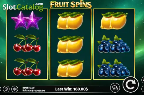 Скрин2. Fruit Spins слот