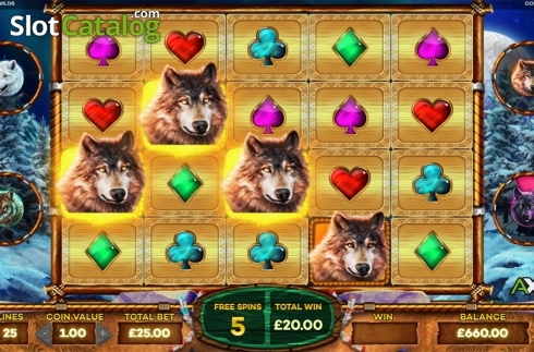 Скрин8. Howlin' Wilds слот