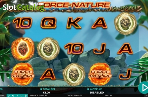 Скрин2. Force of Nature слот