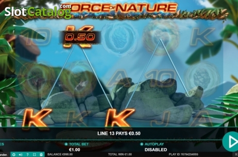 Скрин3. Force of Nature слот