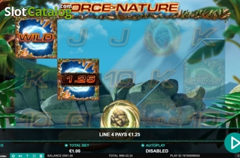 Скрин4. Force of Nature слот