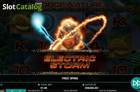 Скрин5. Force of Nature слот