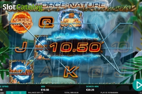 Скрин7. Force of Nature слот
