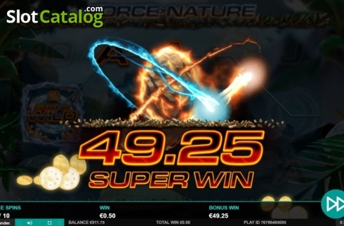 Скрин8. Force of Nature слот