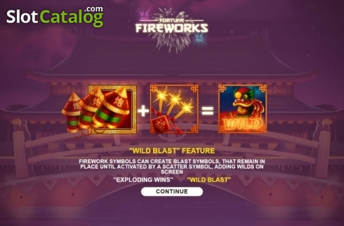 Скрин2. Fortune Fireworks слот