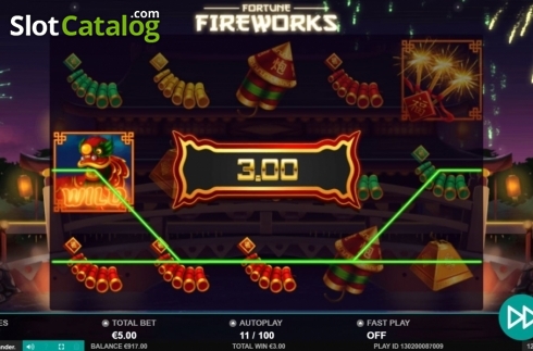 Скрин5. Fortune Fireworks слот