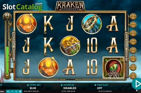 Скрин3. Kraken Conquest слот