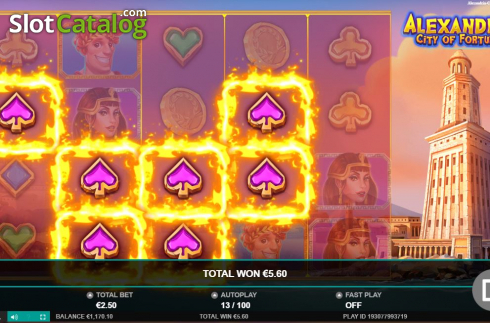 Скрин5. Alexandria City Of Fortune слот