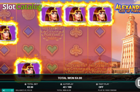 Скрин7. Alexandria City Of Fortune слот