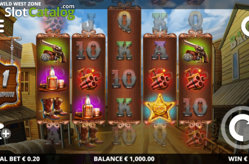 Скрин2. Wild West Zone слот