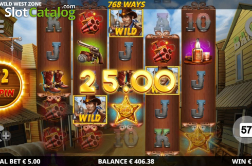 Скрин7. Wild West Zone слот