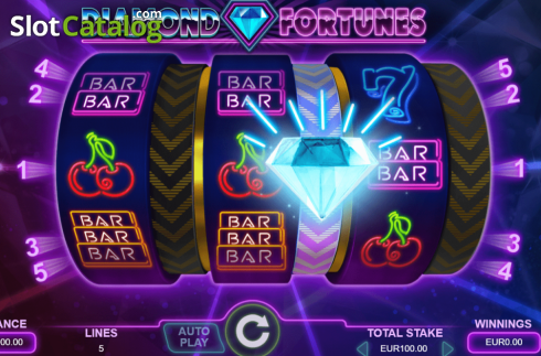 Скрин4. Diamond Fortunes слот