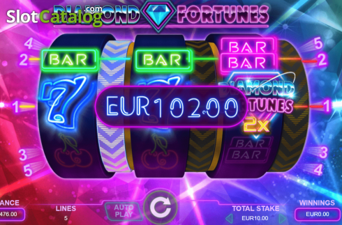 Скрин3. Diamond Fortunes слот