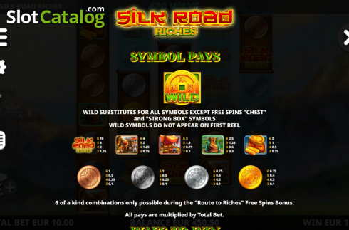 Скрин7. Silk Road Riches слот