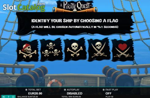 Скрин2. A Pirate Quest (Leander Games) слот