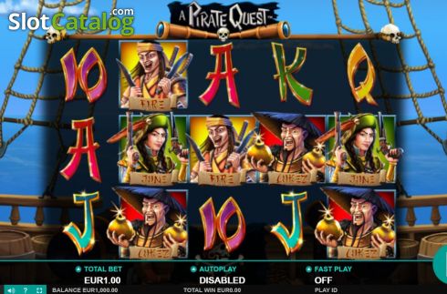 Скрин3. A Pirate Quest (Leander Games) слот
