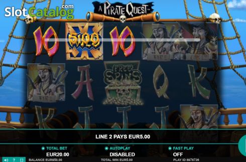 Скрин4. A Pirate Quest (Leander Games) слот