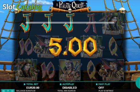 Скрин6. A Pirate Quest (Leander Games) слот