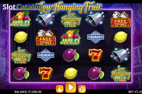Скрин2. Low Hanging Fruit слот
