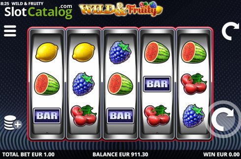 Скрин2. Wild and Fruity слот