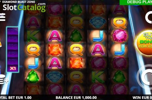 Скрин2. Diamond Blast Zone слот