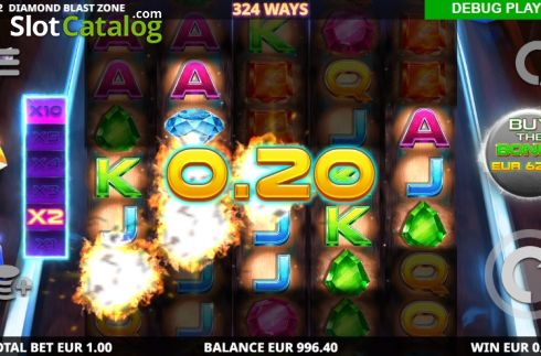 Скрин4. Diamond Blast Zone слот
