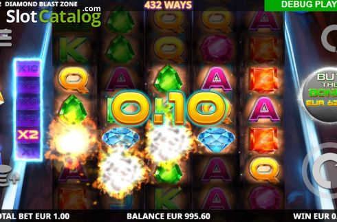 Скрин5. Diamond Blast Zone слот