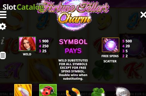Скрин6. Fortune Tellers Charm слот