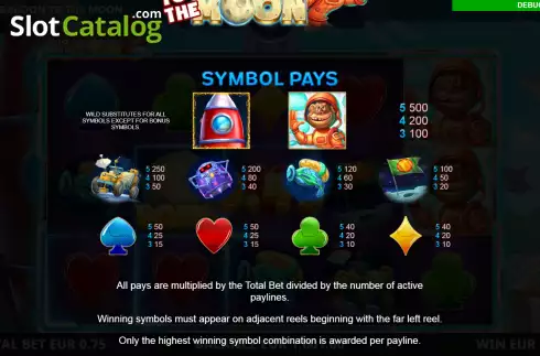Скрин8. Baboon To The Moon слот