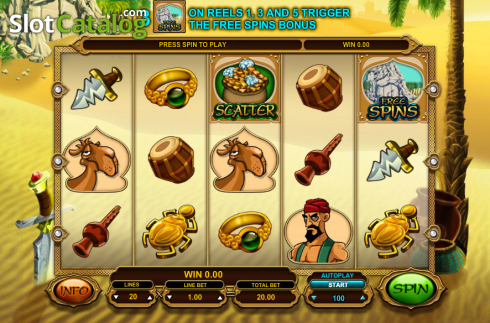 Скрин5. AliBaba and the 40 Thieves слот