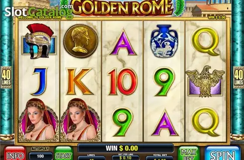 Скрин2. Golden Rome слот