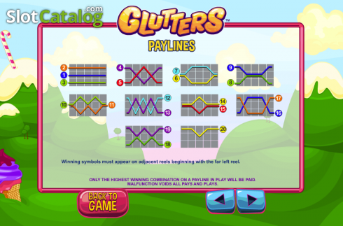 Скрин4. Glutters слот