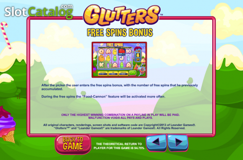 Скрин7. Glutters слот