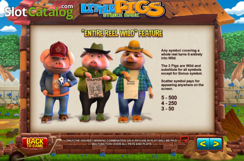 Скрин6. Little Pigs слот