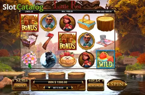 Скрин2. Little Red (Leander Games) слот