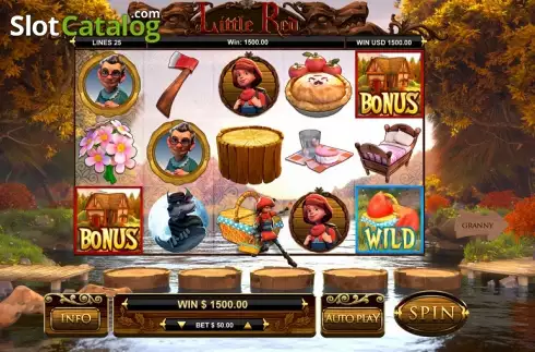 Скрин3. Little Red (Leander Games) слот