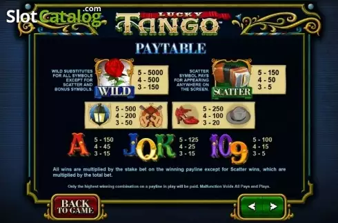 Скрин6. Lucky Tango слот