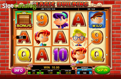Скрин7. Magic Building слот