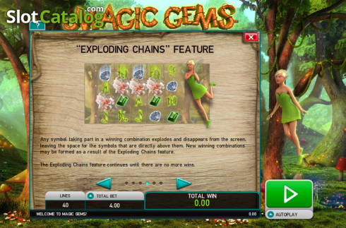 Скрин5. Magic Gems (Leander Games) слот