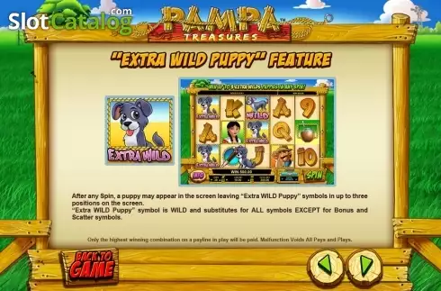 Скрин7. Pampa Treasures слот