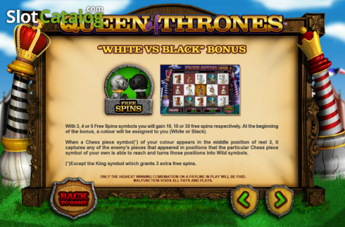 Скрин6. Queen of Thrones слот