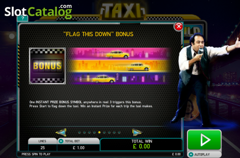 Скрин6. Taxi (Leander Games) слот