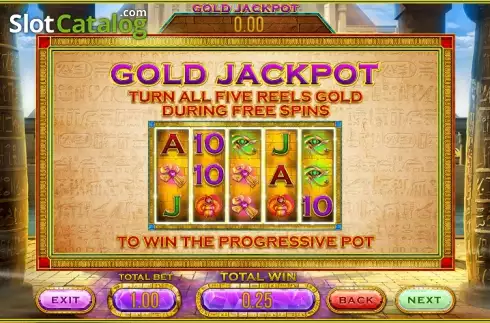 Скрин7. Cleopatra's Gold (Leander Games) слот