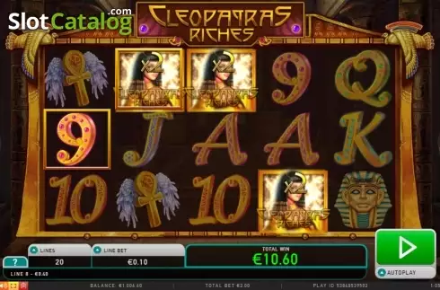 Скрин4. Cleopatras Riches слот