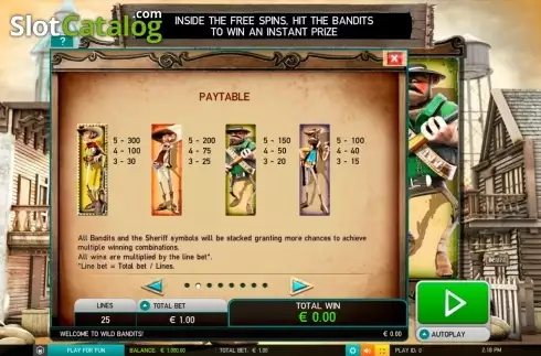 Скрин3. Wild Bandits (Leander) слот