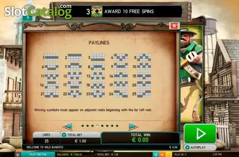 Скрин5. Wild Bandits (Leander) слот