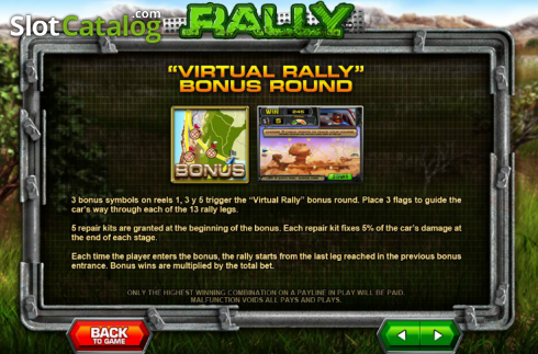 Скрин6. Rally слот