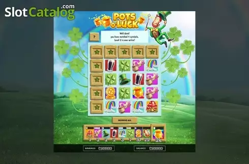 Скрин4. Pots o'Luck (Leander) слот