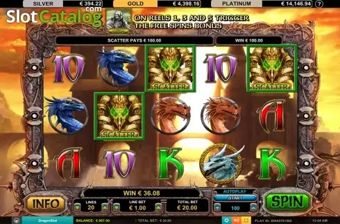 Скрин6. Dragon Slot Jackpot слот