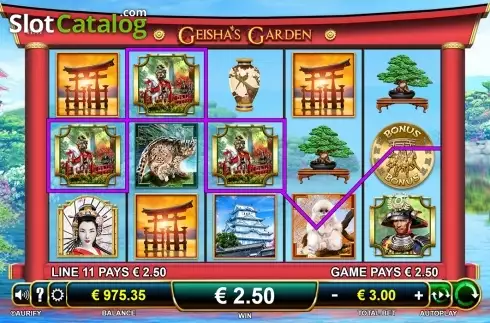 Скрин3. Geisha's Garden слот